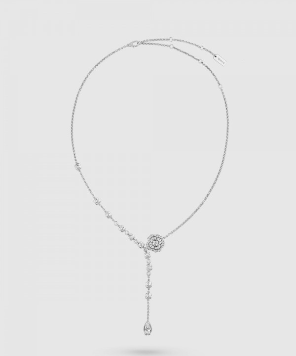 샤넬 Bouton de Camélia 네크리스 J12058