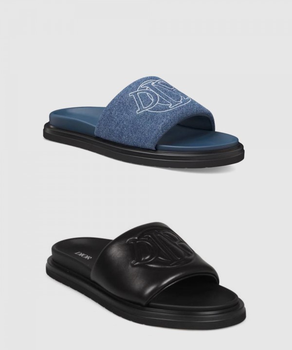 디올 Dior Aqua 로고 샌들